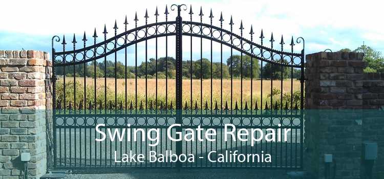 Swing Gate Repair Lake Balboa - California
